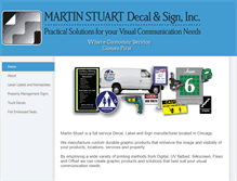 Tablet Screenshot of martinstuartdecalandsign.com